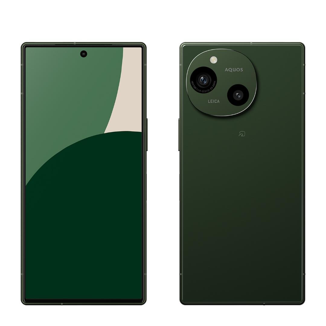 【美品】AQUOS R9 SIMフリー(緑) ＋純正色ケース