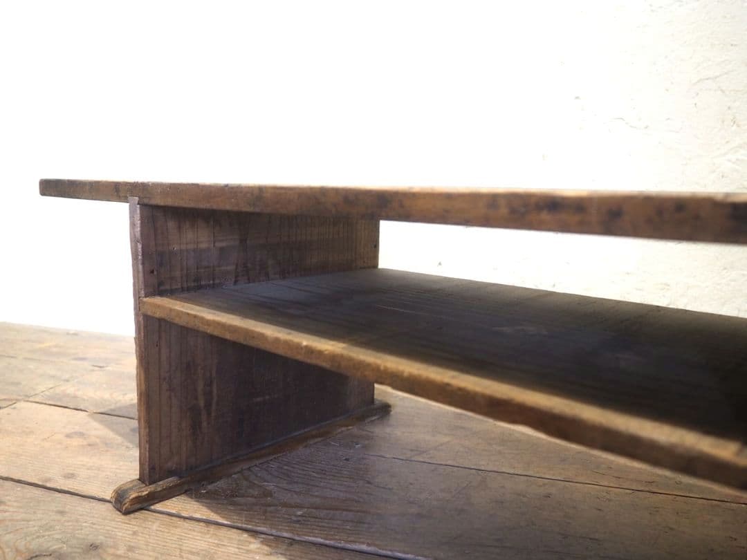 1293 ヴィンテージ　レトロな文机　ローテーブル　展示台　古家具　古道具