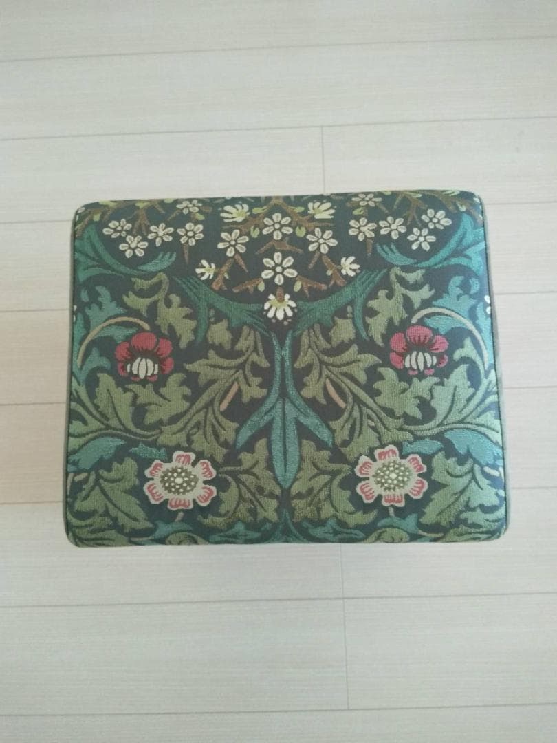 Sale【張替え未使用品】昭和鏡台丸スツール・ブラックトーン