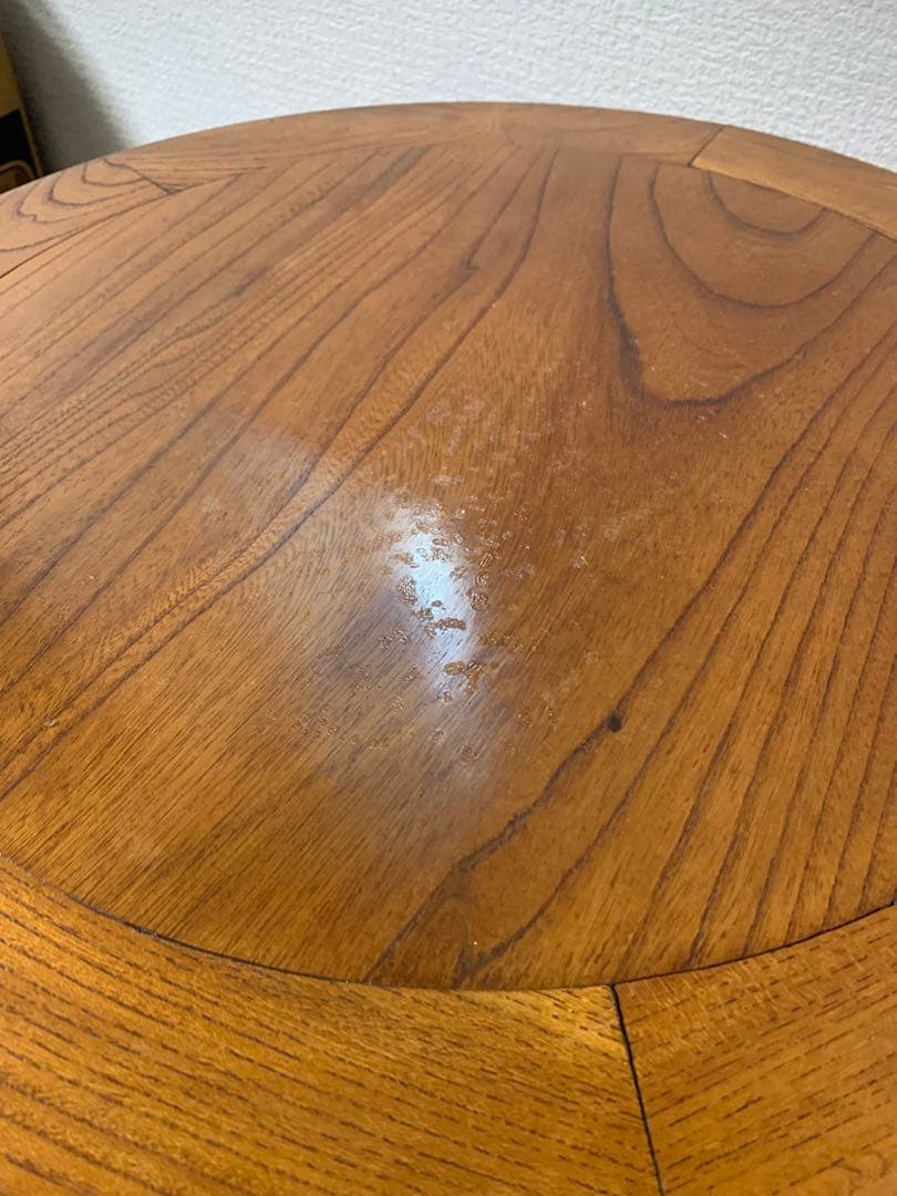 木製丸テーブル　アジアンカフェテーブル　飾り台　サイドテーブル　フラワーラック