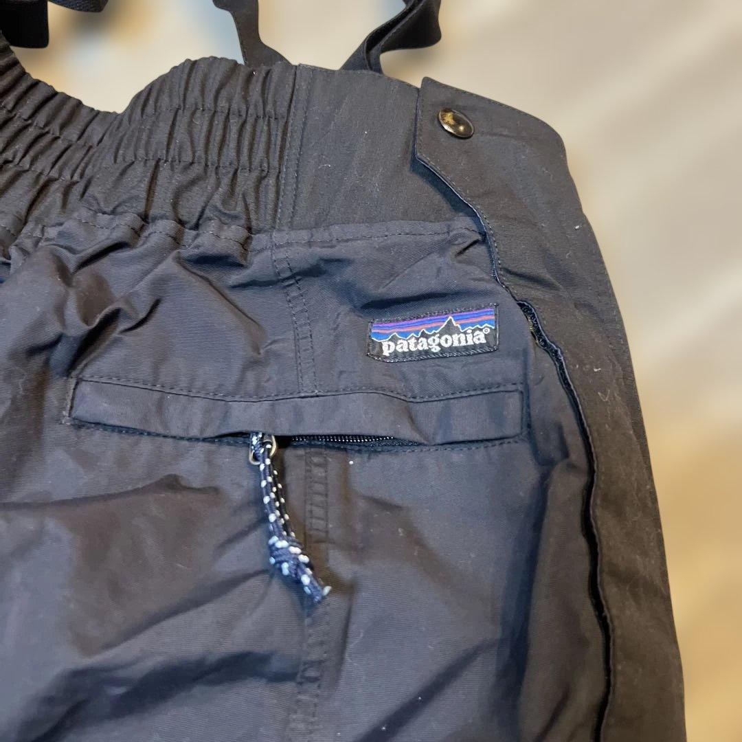 ☆patagonia パタゴニア 黒 サスペンダー付き スノーパンツ☆M 30