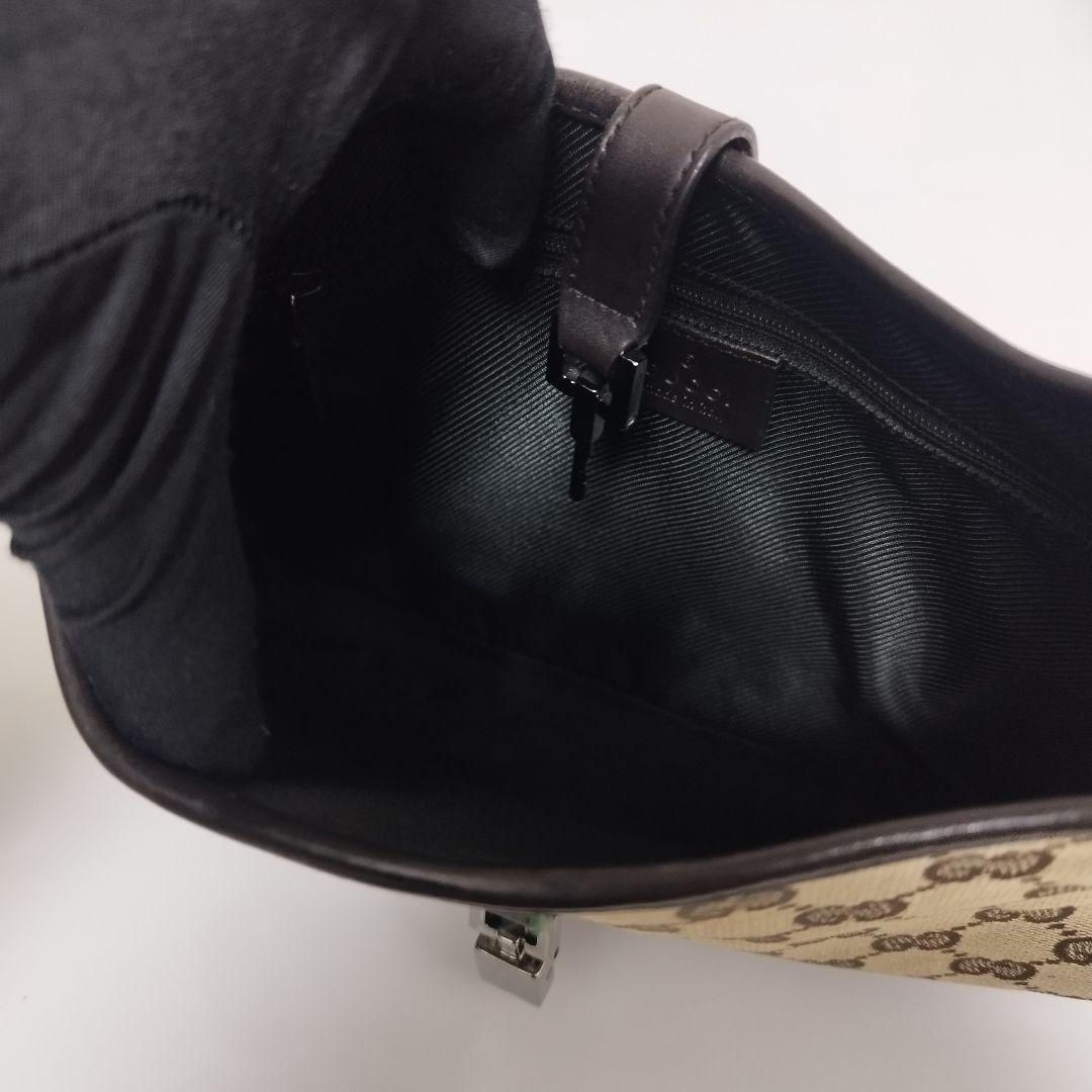 美品☆　グッチ　ジャッキー　シェリー　ワンショルダーバッグ　ミニ　GGキャンバス