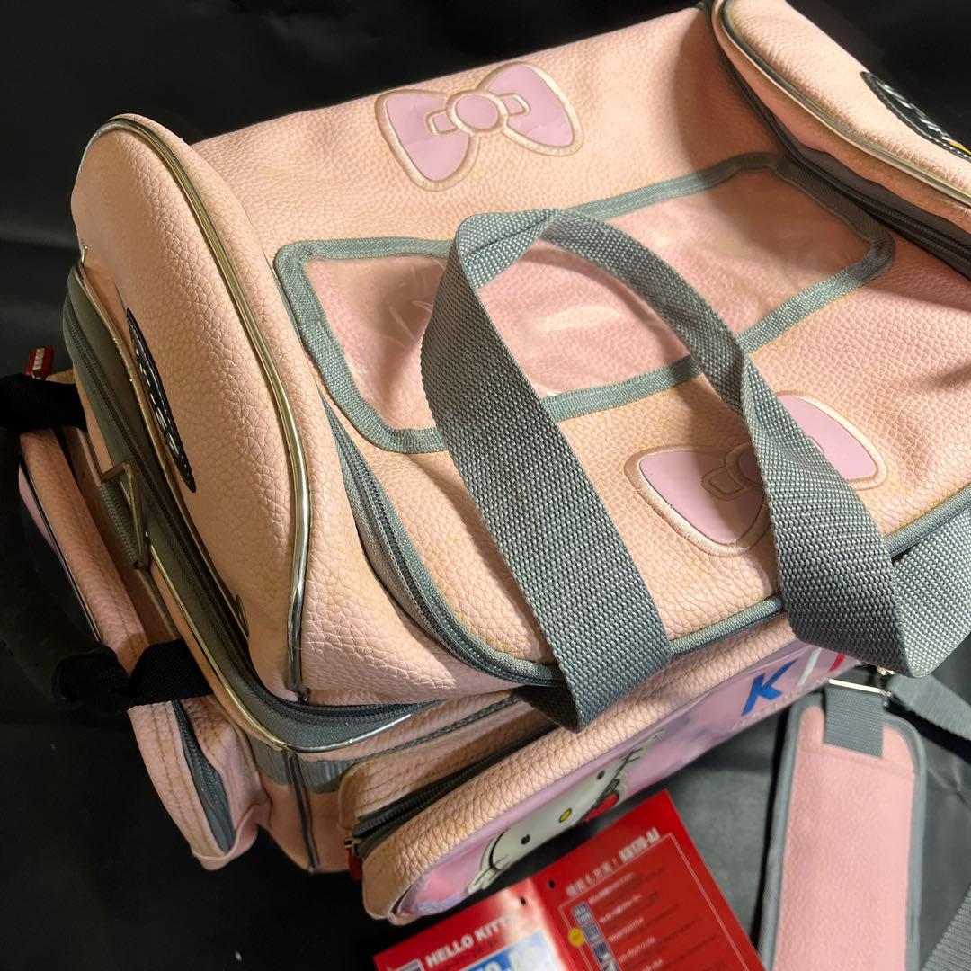 ハローキティ　ヴィンテージ　ボーリングバッグ　ピンク　レア