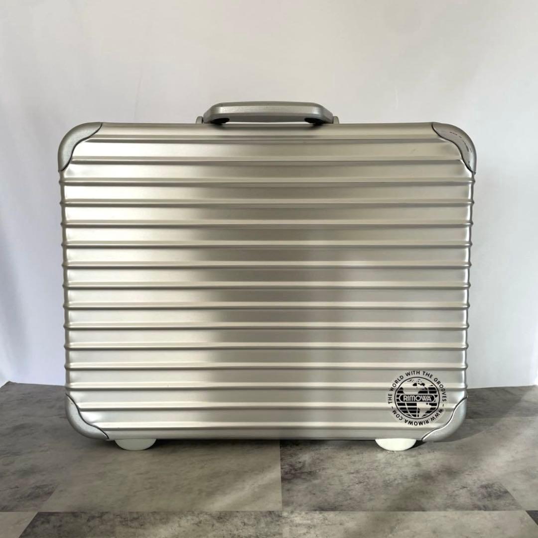 リモワ RIMOWA アルミ アタッシェケース シルバー ビジネスバッグ