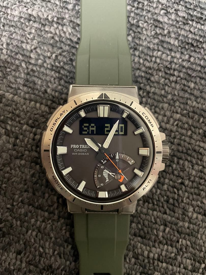 CASIO プロトレック PRW-70YT-7JF 新品ウレタンベルト仕様