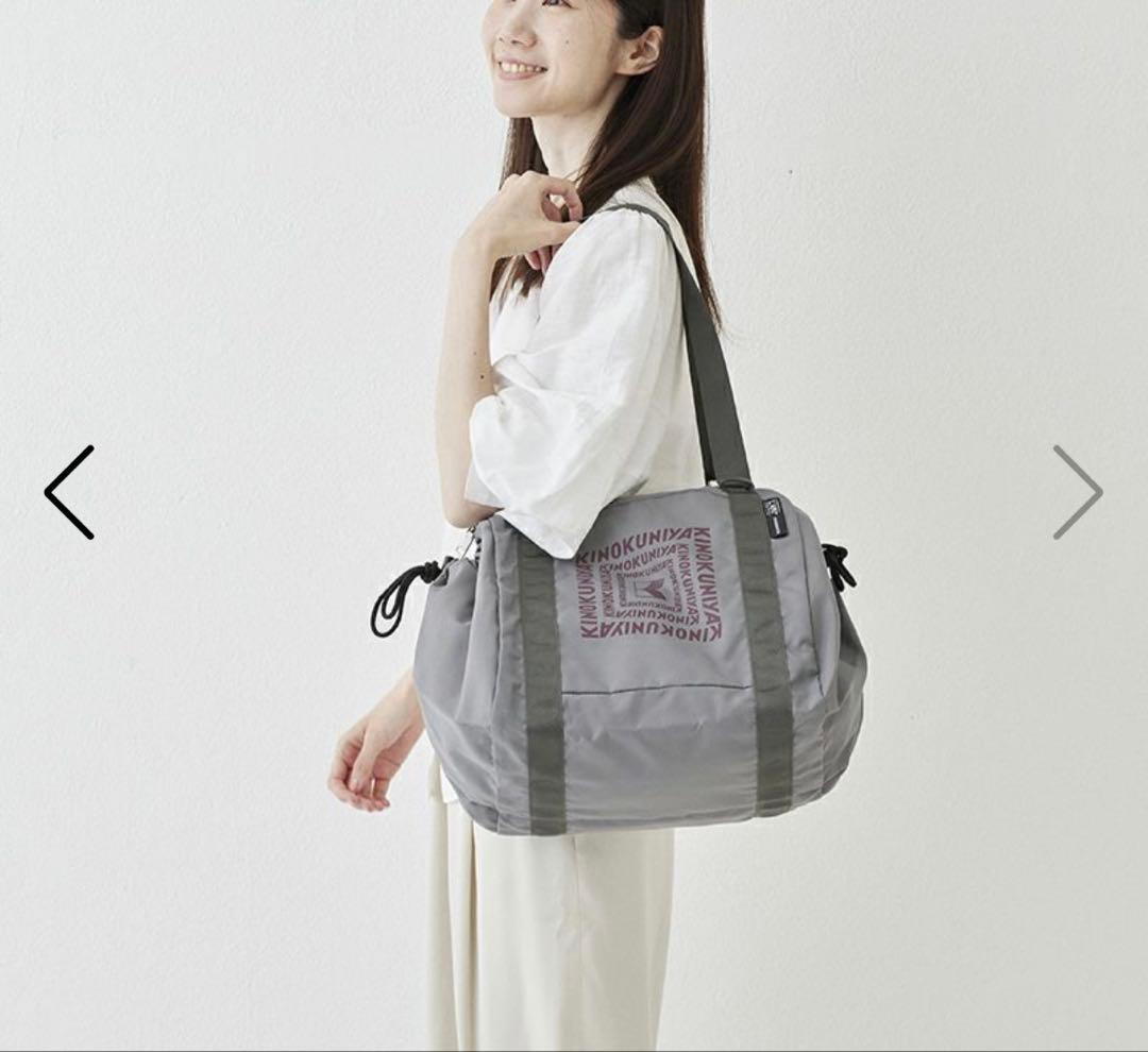 紀ノ国屋　保冷付きレジカゴリュック　モーニンググレーエコバッグ
