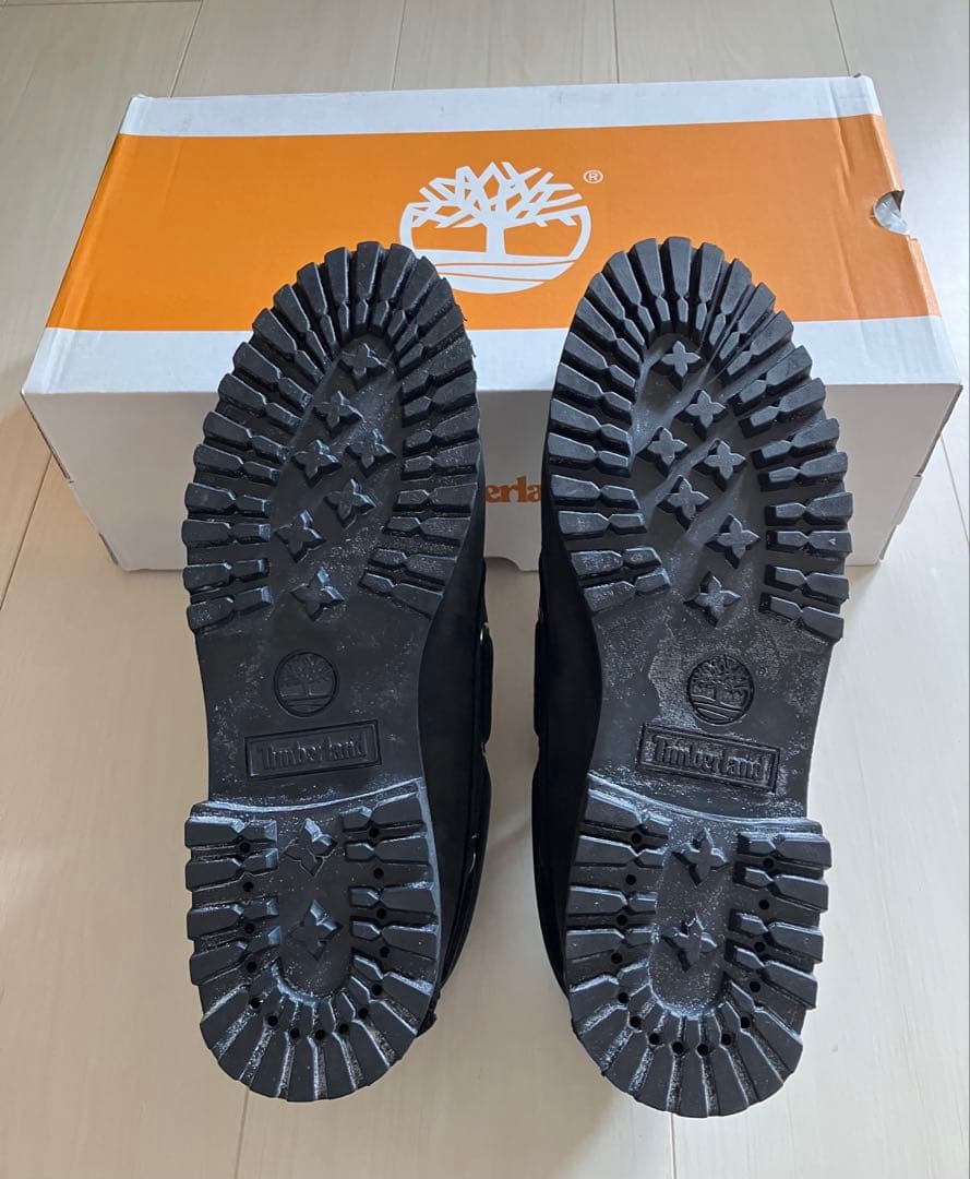 【新品】Timberland 3eye ブラックヌバック 25センチ