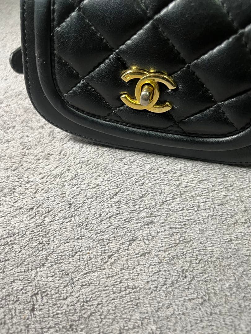 CHANEL キルティングボディバッグ　ウエストポーチ ヴィンテージ