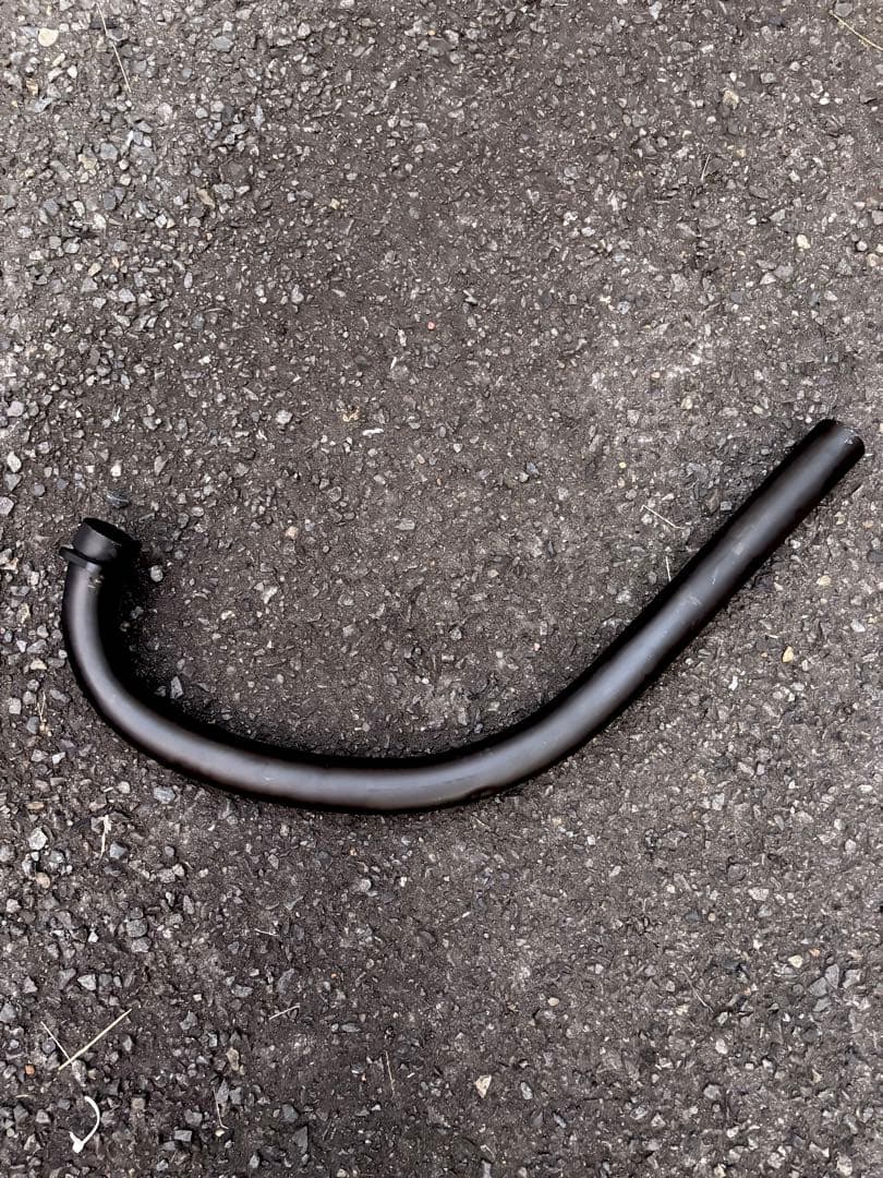 sr400 手曲げ エキパイ マフラー ブラック