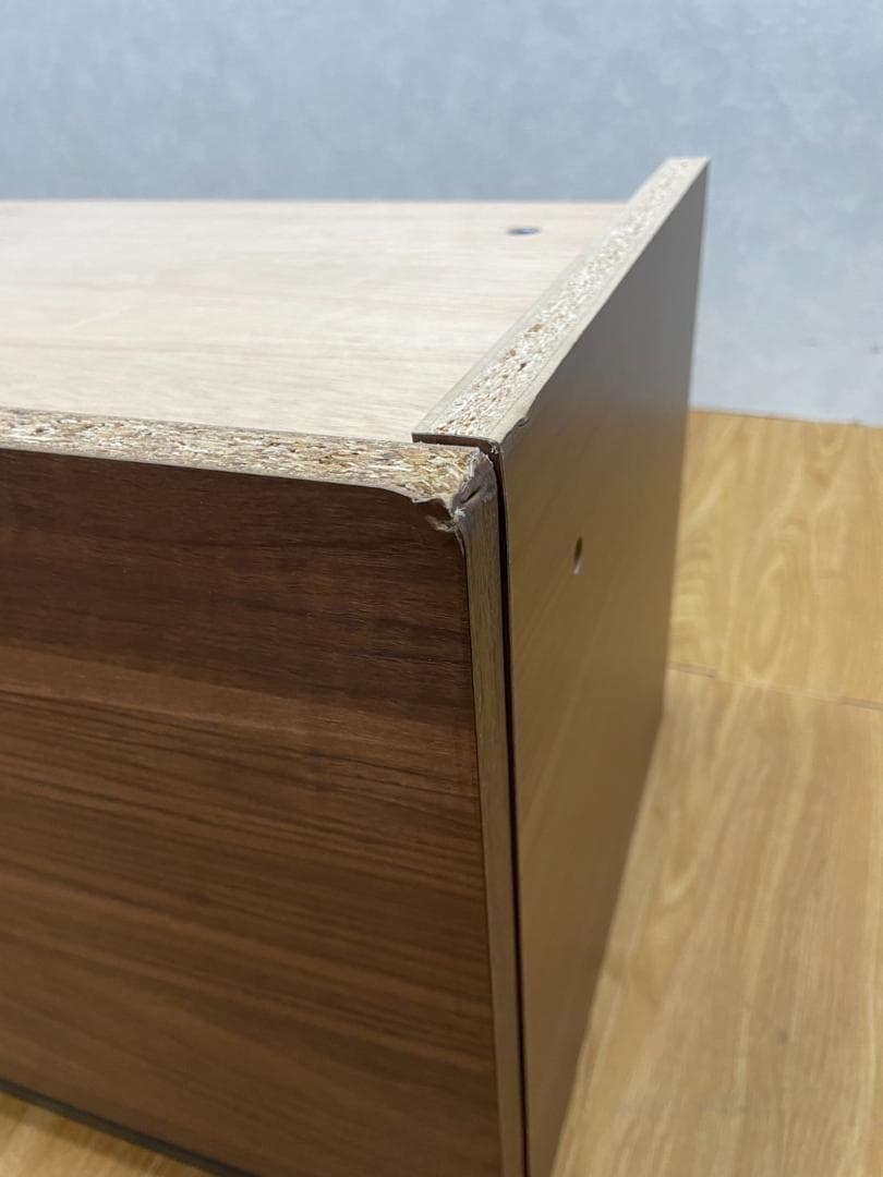 K♢151 パモウナ 食器棚 EC-VL140U 上置ロータイプ 未使用訳あり品