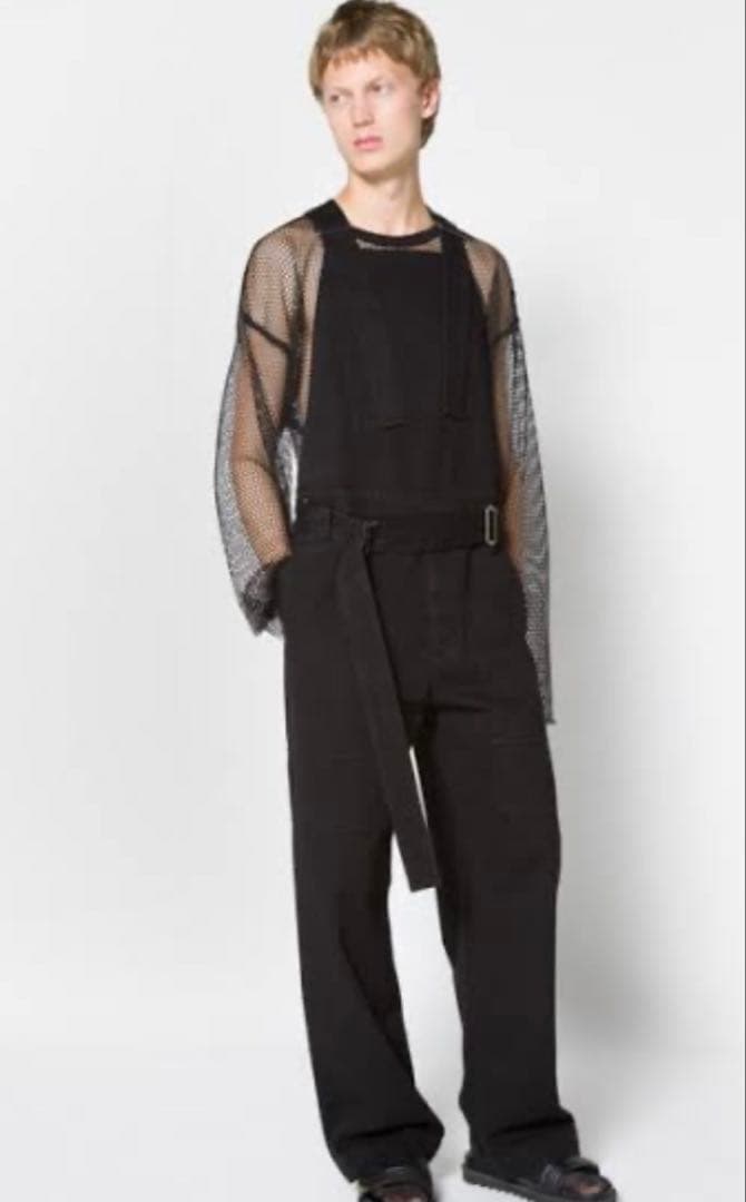 週末セール　DRIES VAN NOTEN ホワイトオーバーオール S