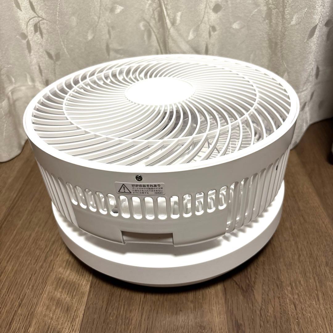 一度使用　充電式DCコンパクトファン 25cm ホワイト最近購入ニトリ　扇風機