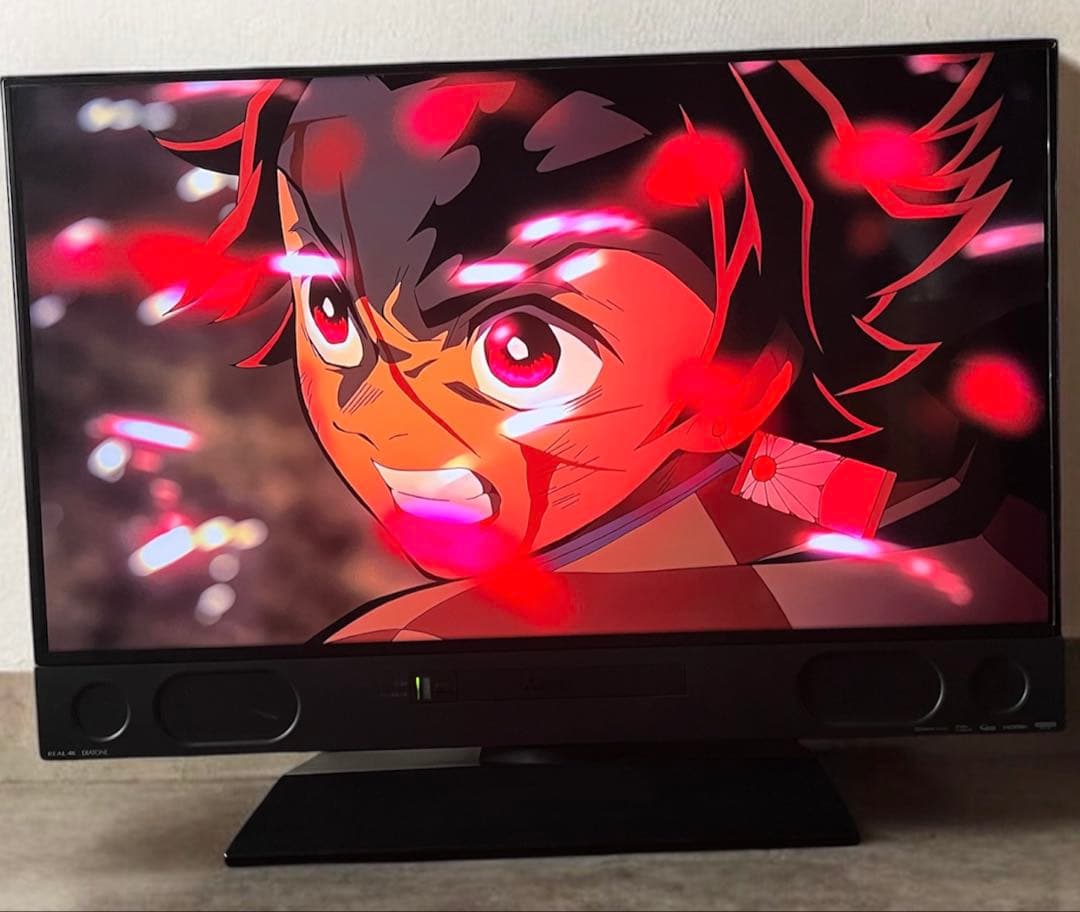 三菱4Kチューナー内蔵40型ブルーレイ＆HDD2TBYouTubeオールインワン