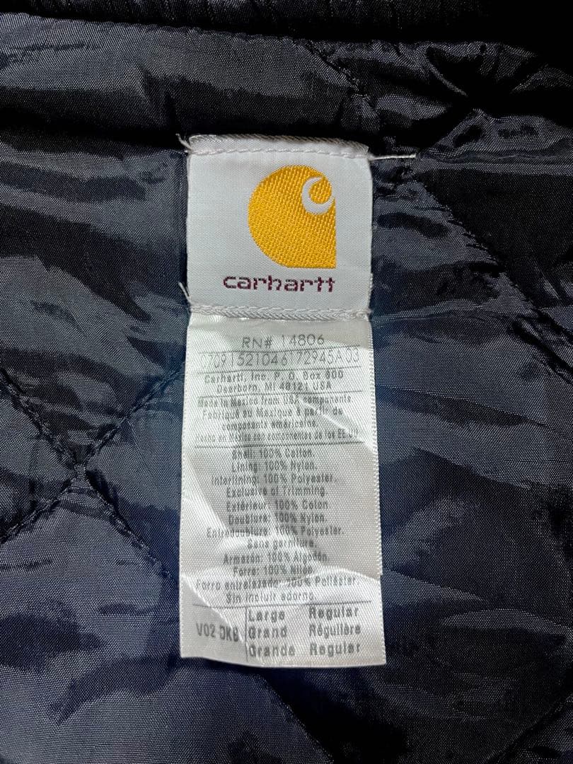 【美品】Carhartt カーハート ダックベスト ダークブラウン DKB