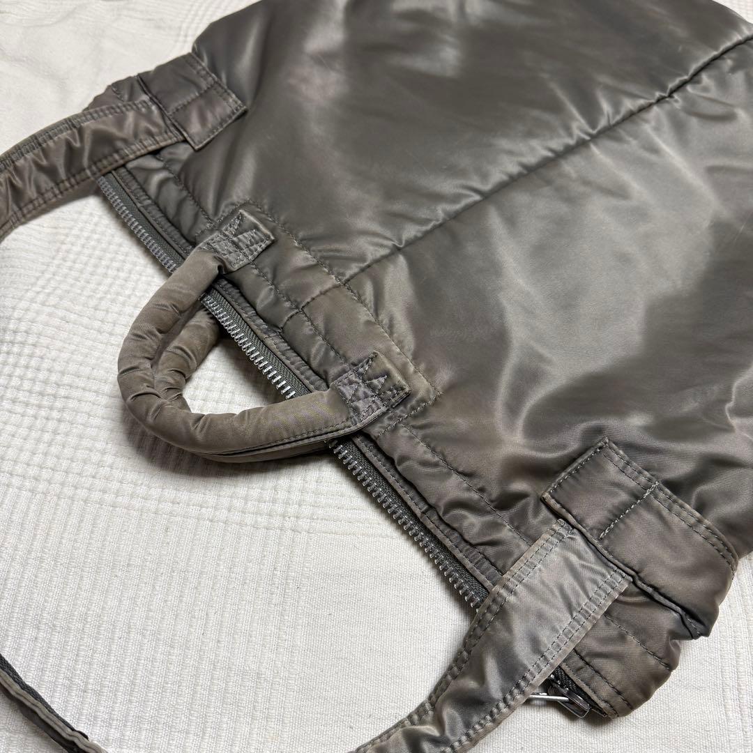 良品 PORTER タンカー ヘルメットバッグ シルバー L