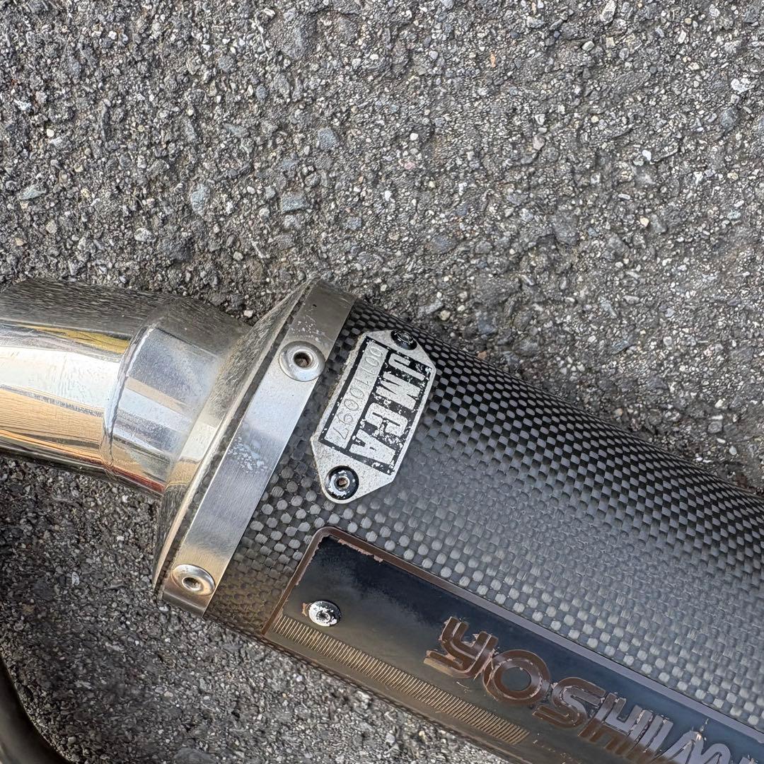 ヨシムラ製　フルエキ　サイクロン　カーボン　4ミニに