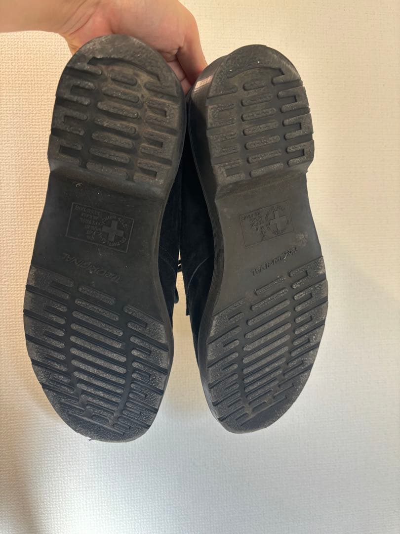 値下げ！ドクターマーチン 黒スエード