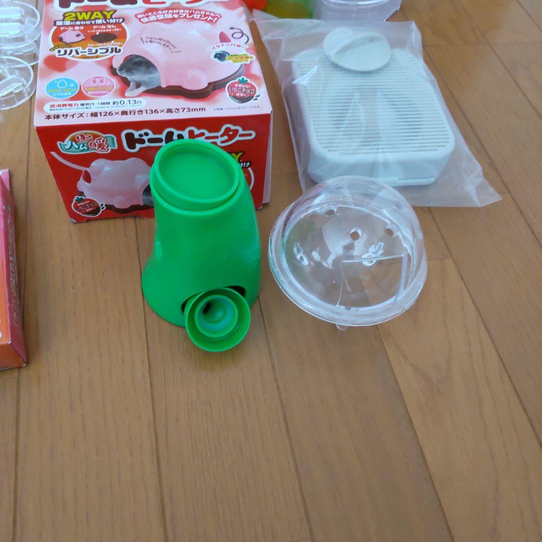 大量 2頭飼えます ハムスター飼育セット ケージ ホイール ヒーター 等