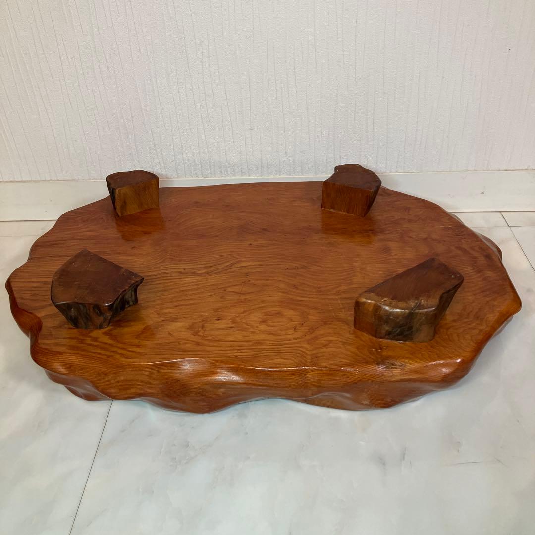 屋久杉　脚付　飾り台　世界遺産　屋久杉工芸品　 花台　屋久杉　希少材