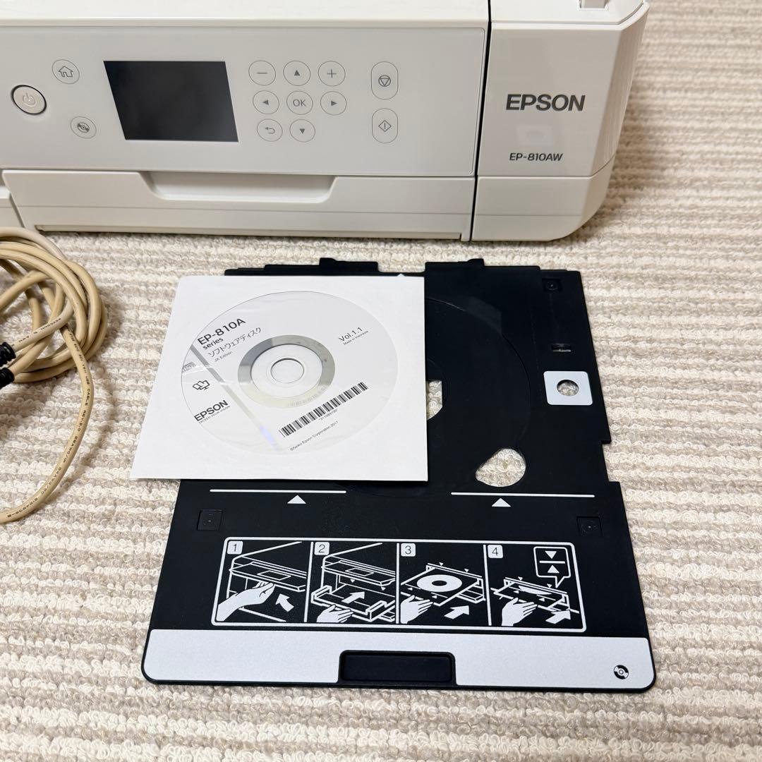 EPSON EP-810AW インクジェットプリンター エプソン 白 ジャンク