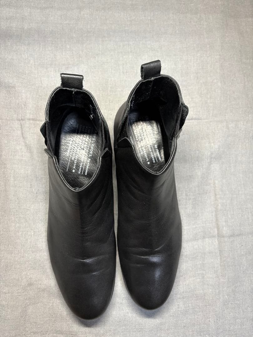 【chausser】ショセ トラベルシューズ サイドゴアブーツ 黒 39