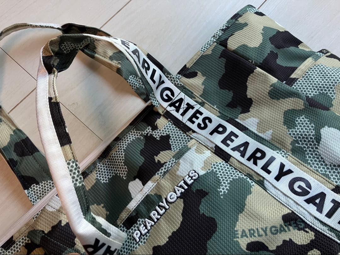 PEARLY GATES パーリーゲイツ 迷彩カモフラージュ柄 ロッカーバッグ