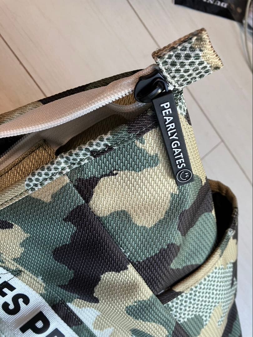 PEARLY GATES パーリーゲイツ 迷彩カモフラージュ柄 ロッカーバッグ