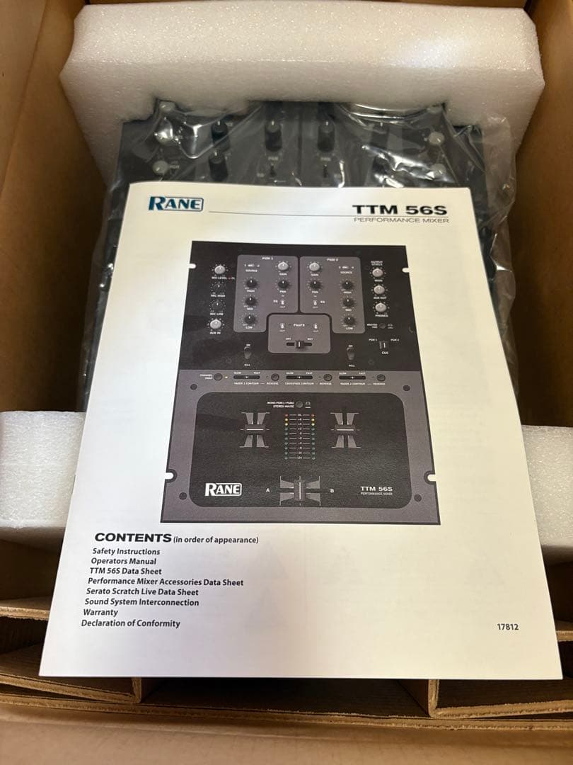 RANE DJミキサー TTM56S DECKSAVER付き