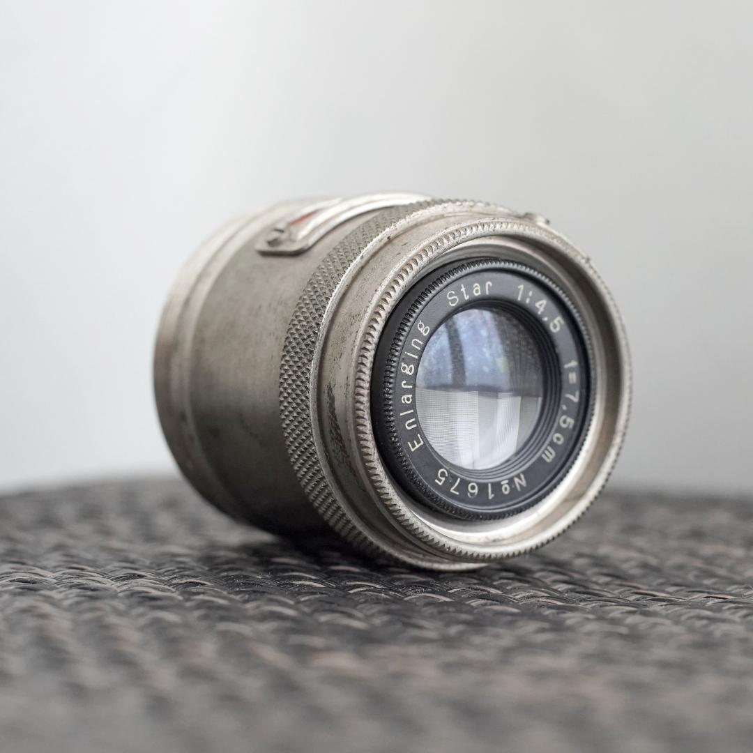 希少 Enlarging Star 7.5cm F4.5 引き伸ばし レンズ