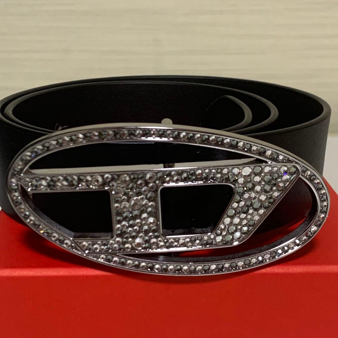 DIESEL ディーゼル B-1DR STRASS レザーベルト 75