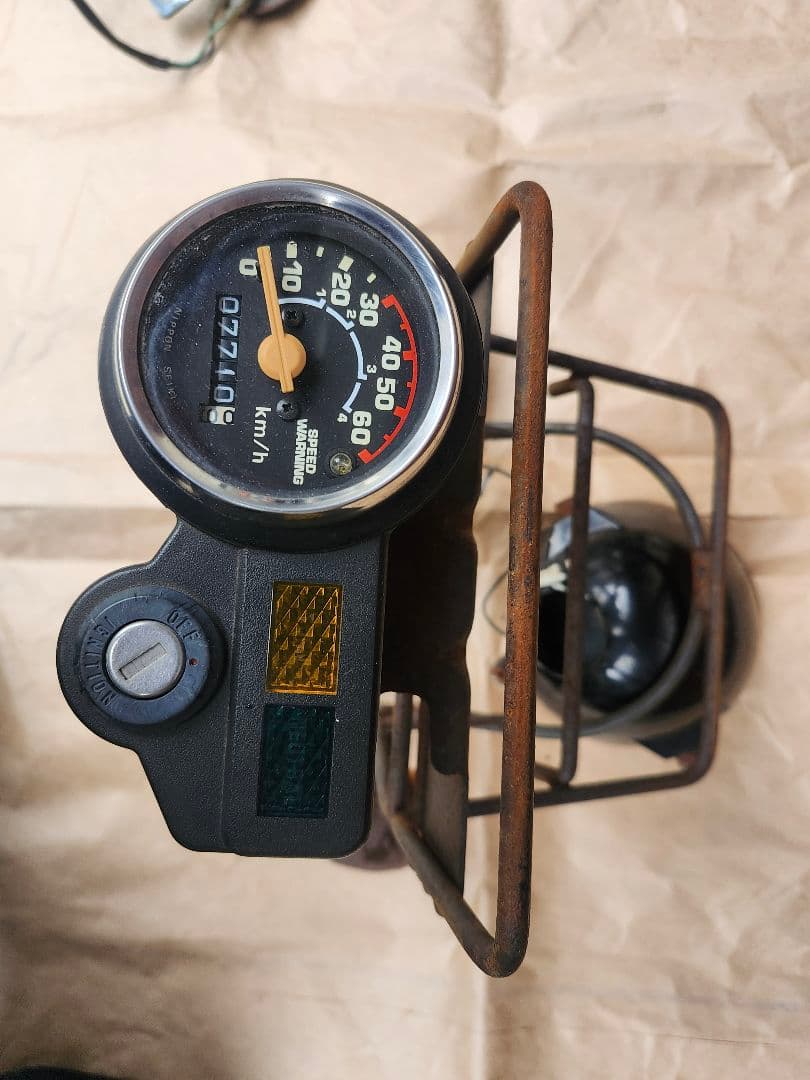 ジャンク品❗　HONDA ゴリラ　Z50J 　フロントキャリア廻り部品