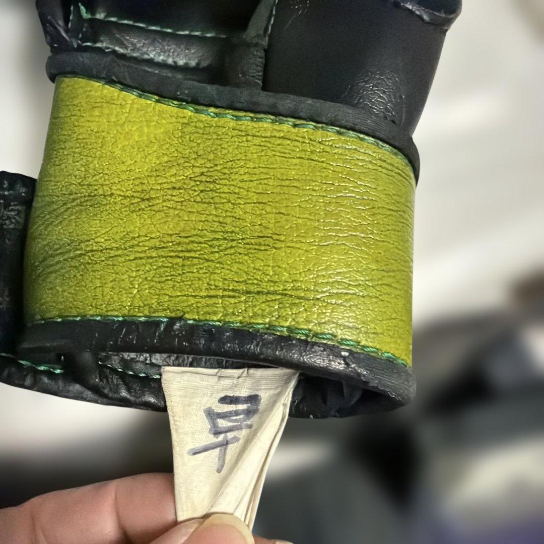 RIZIN オープンフィンガーグローブ オリーブグリーンSサイズ