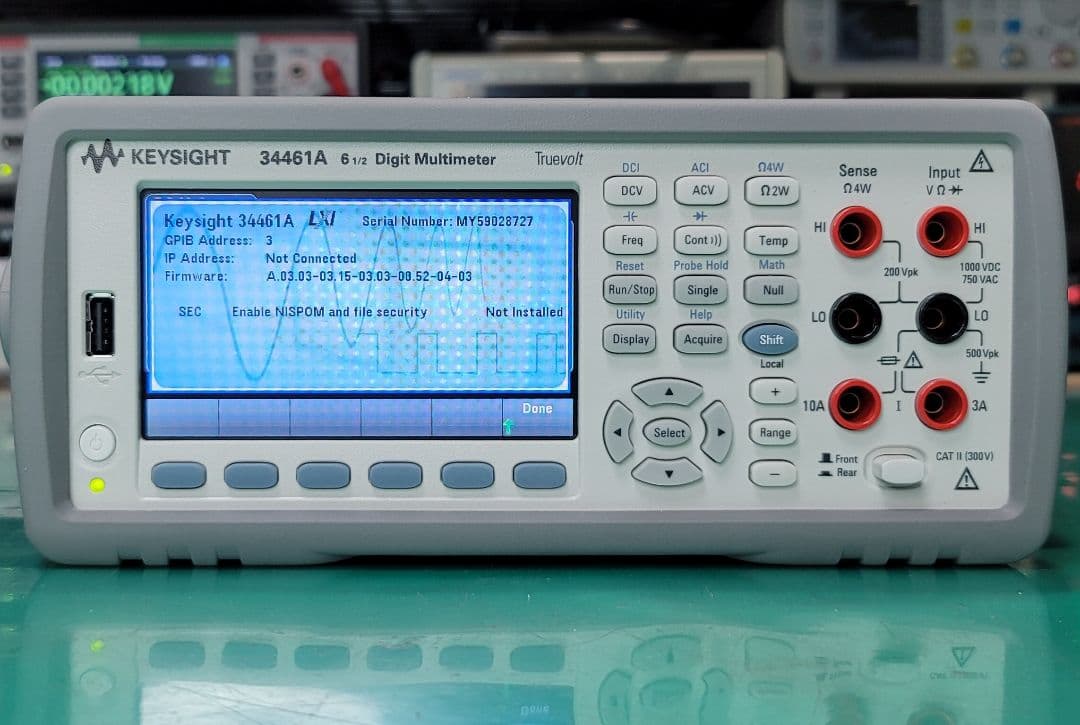 動作良好! KEYSIGHT 34461A 6.5桁 デジタルマルチメーター