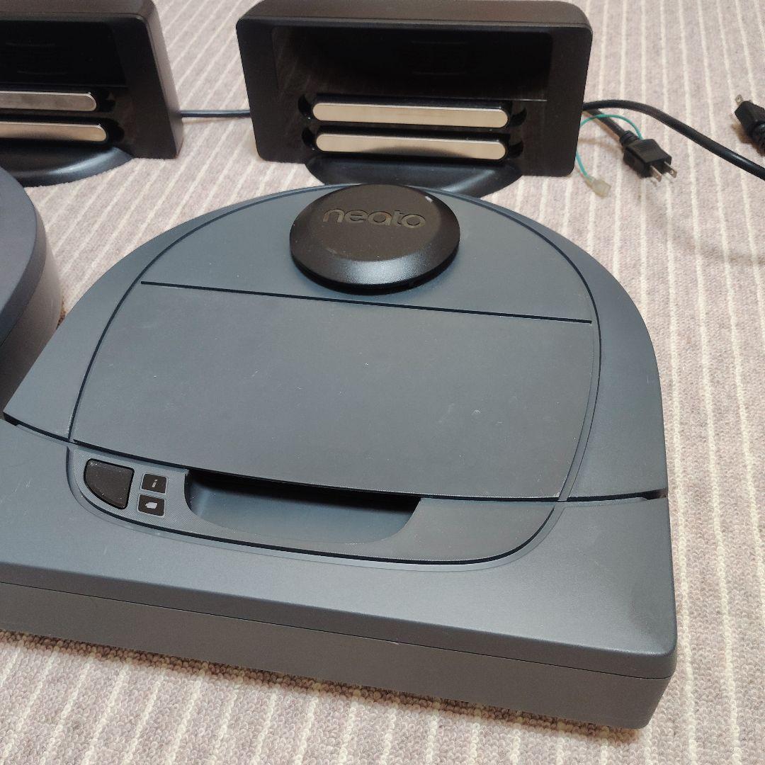 2台セット neato ロボット掃除機 充電ドック付き グレー
