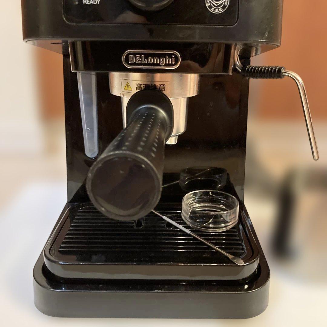 エスプレッソマシン 黒 ミルクピッチャー付き