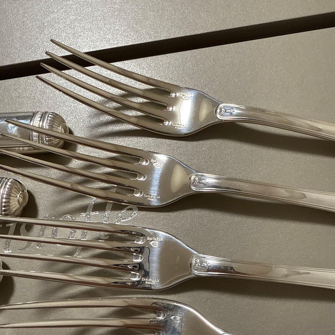 クリストフル スターリングシルバー マルメゾン テーブルサイズ 8点 フォーク