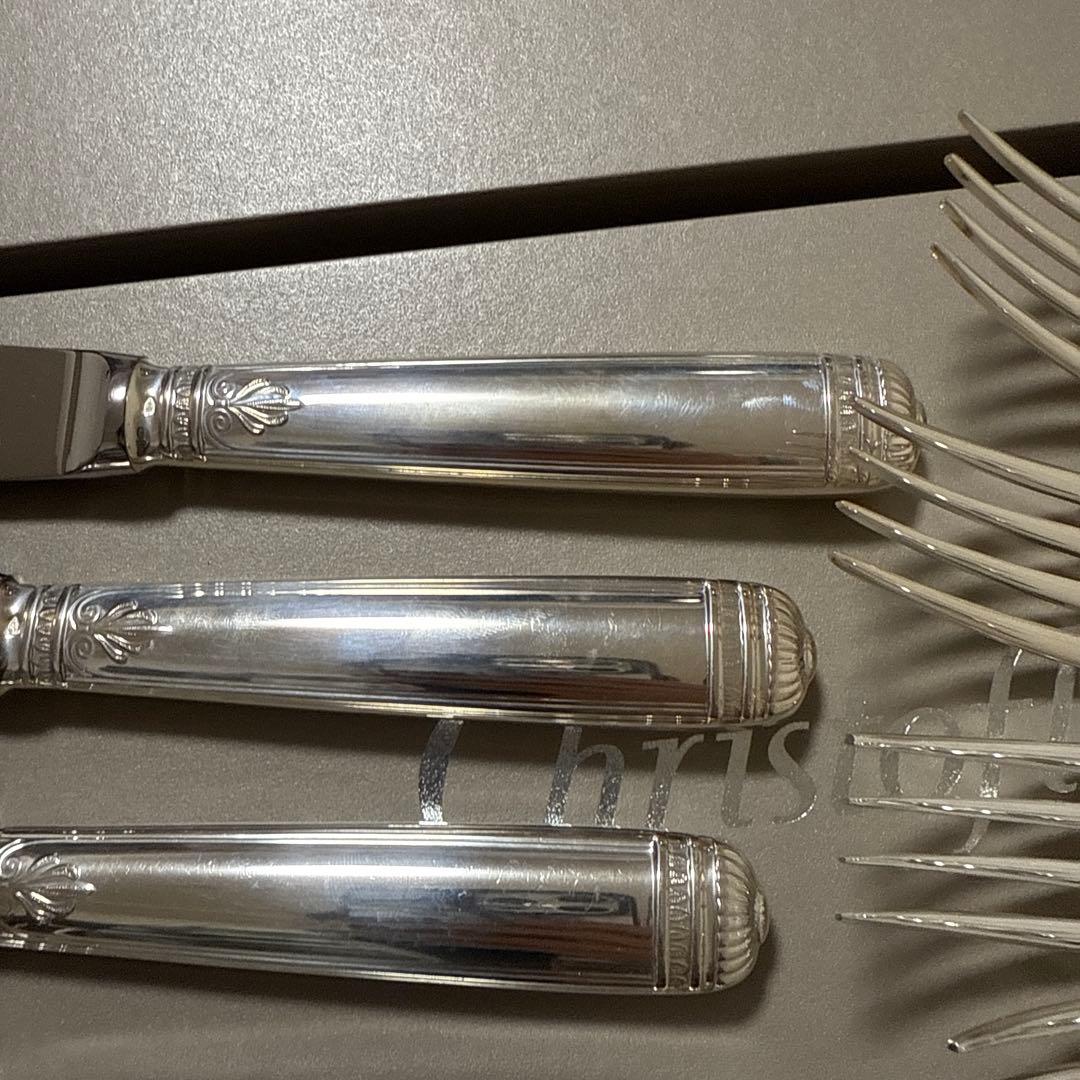 クリストフル スターリングシルバー マルメゾン テーブルサイズ 8点 フォーク