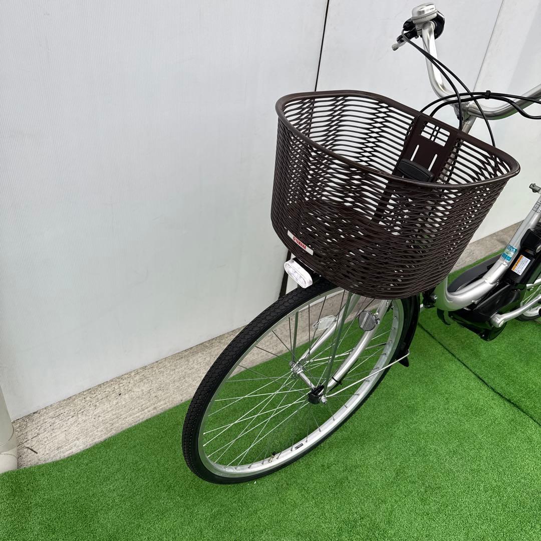 YAMAHAヤマハ電動アシスト自転車26インチ 12.3Ah シルバー