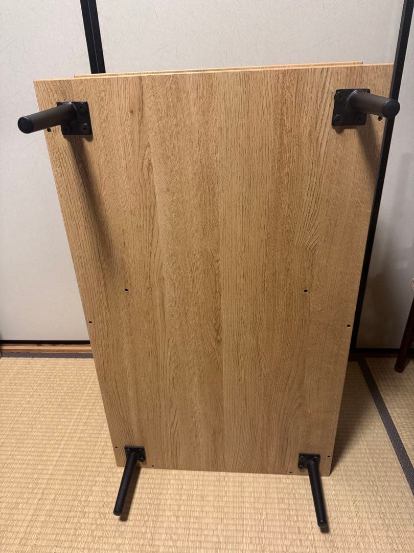 ニトリ　昇降リビングテーブル　リフティ　化粧シート剥がれあり