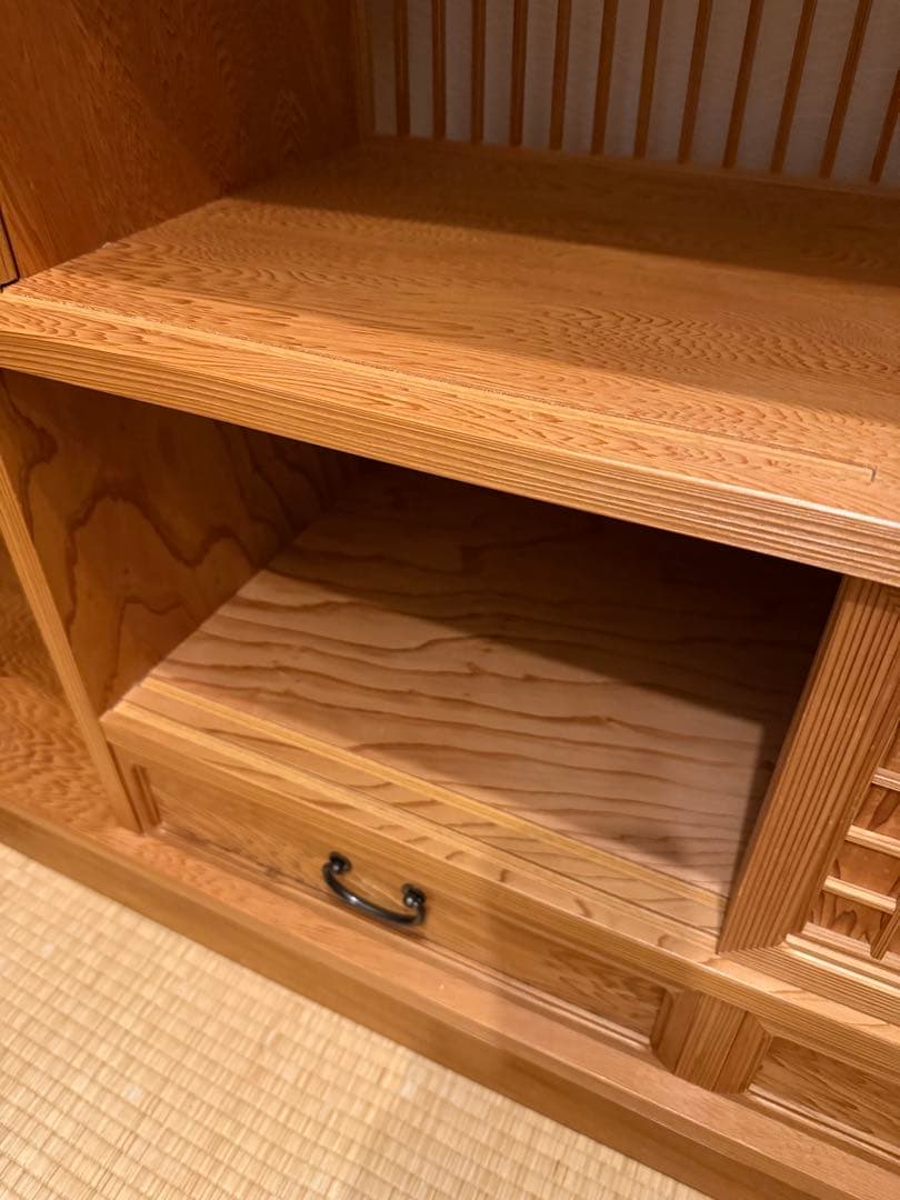 超美品⭐︎民芸飾棚 屋久杉 八重衣　九州大川産