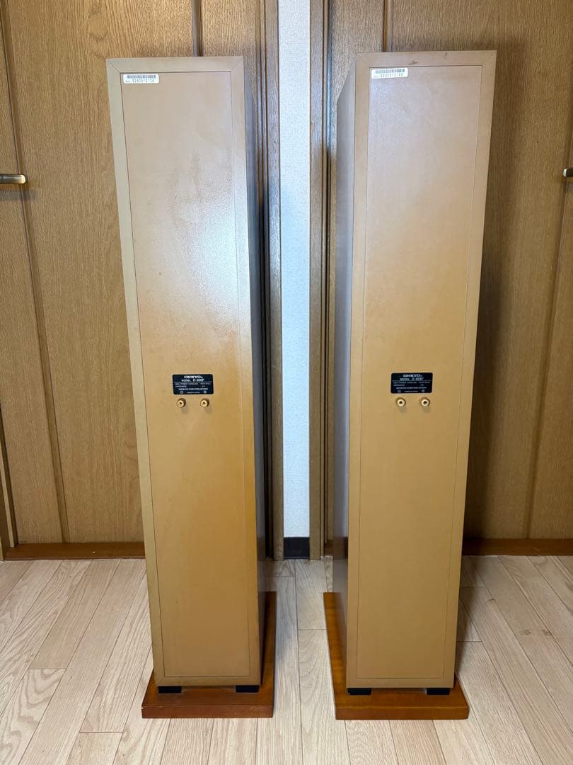 ①　希少　ONKYO オンキョー トールボーイスピーカー D-605F