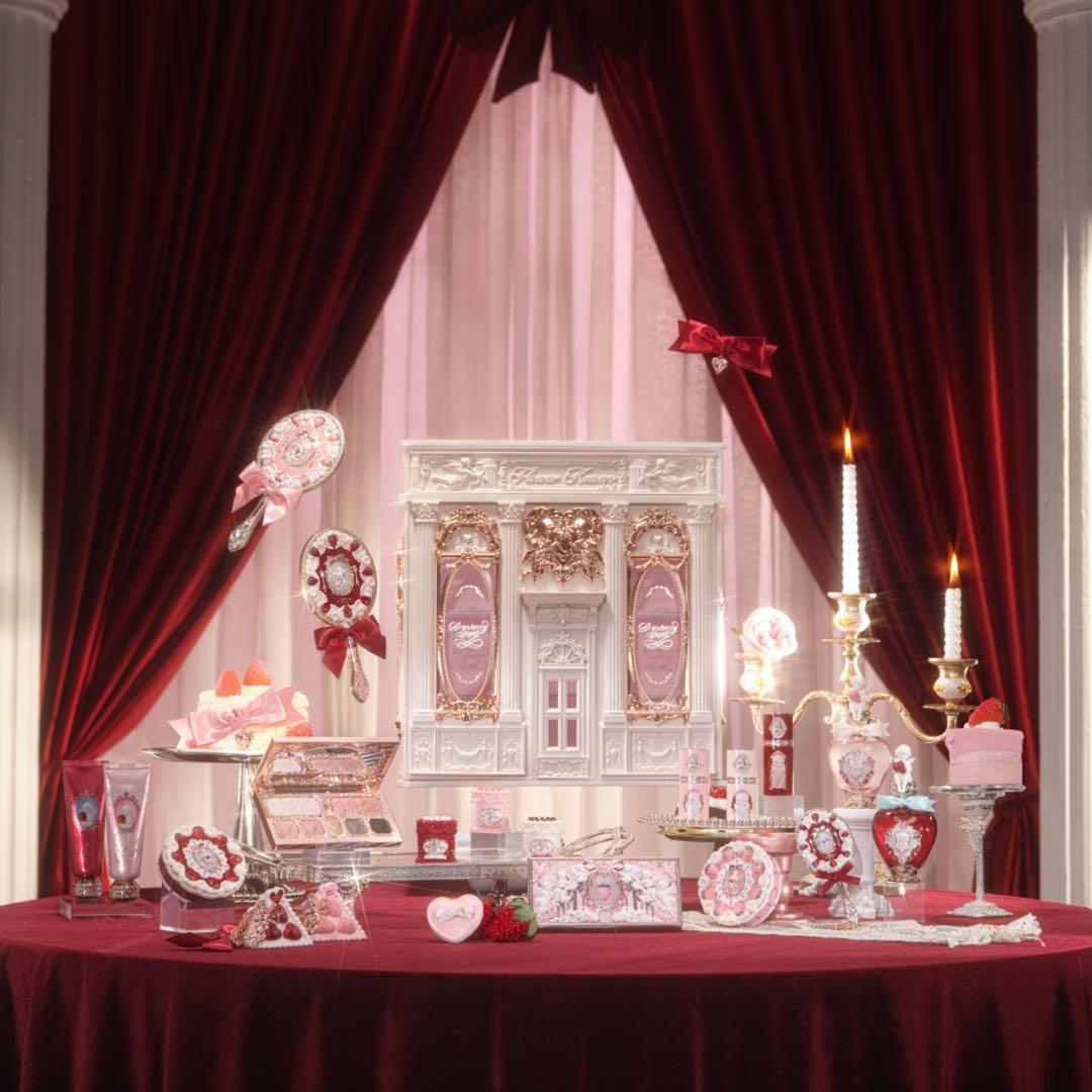 【新品未使用】フラワーノーズ　ストロベリーキューピッド　収納ボックス　小物入れ