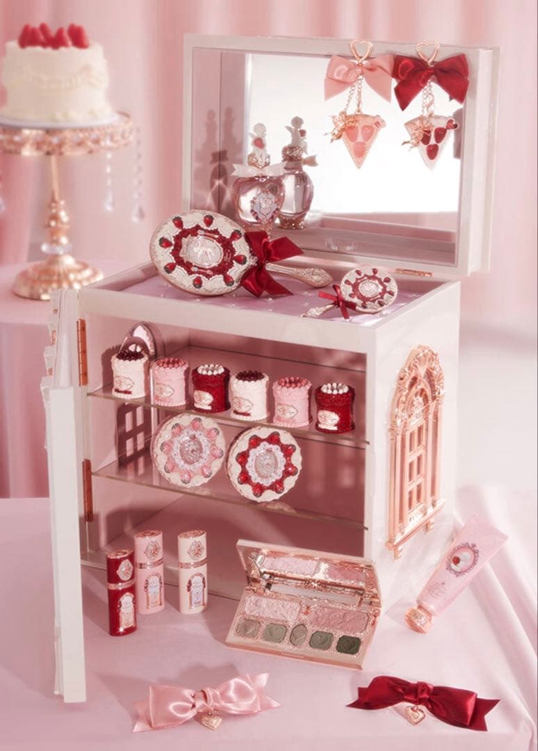 【新品未使用】フラワーノーズ　ストロベリーキューピッド　収納ボックス　小物入れ