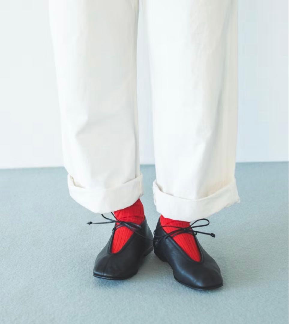 SUI レースアップシューズ ブラック