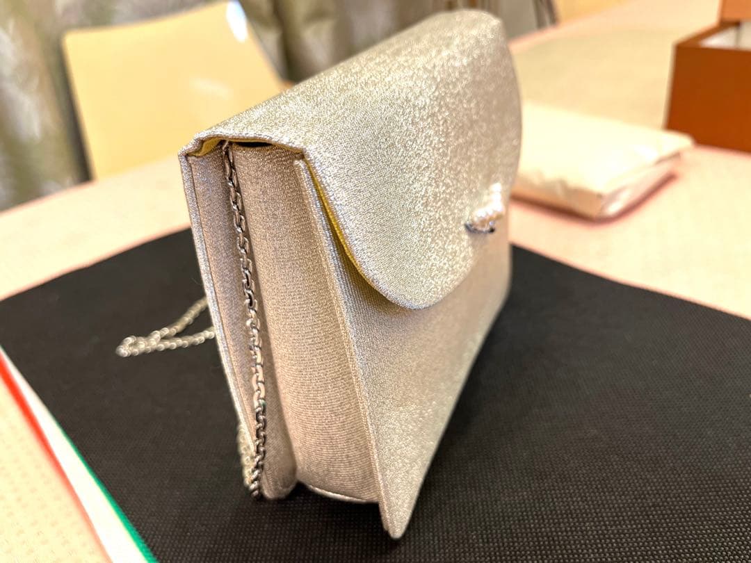 和装バッグ　カクテルバッグ　ミキモト本真珠　綴織　佐賀綿　新品未使用品　高級品
