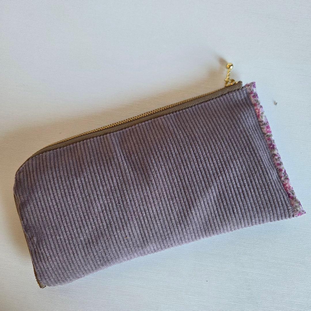 ミーコ&ターボ様　蓋付きショルダーバッグ　ハンドメイド