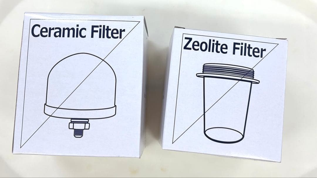 2個セット　ポタポタクラブセラミックフィルター&ゼオライトフィルター