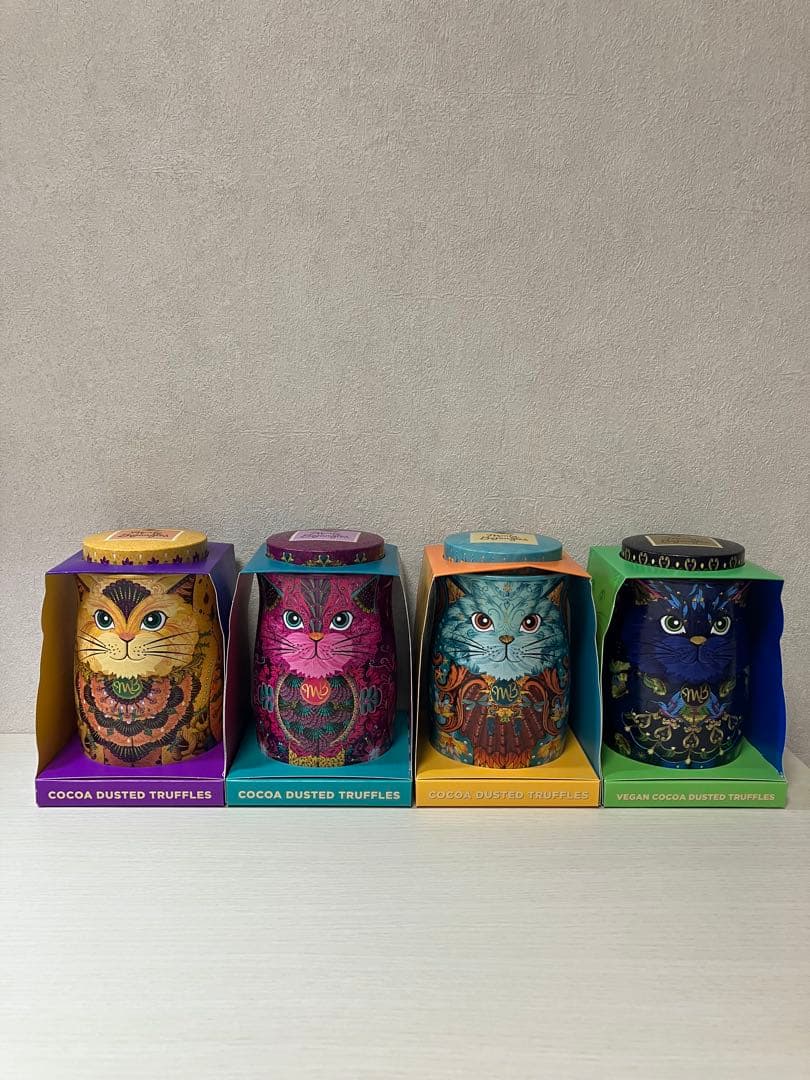 Monty Bojangles モンティボージャングル　空き缶　猫　4匹セット