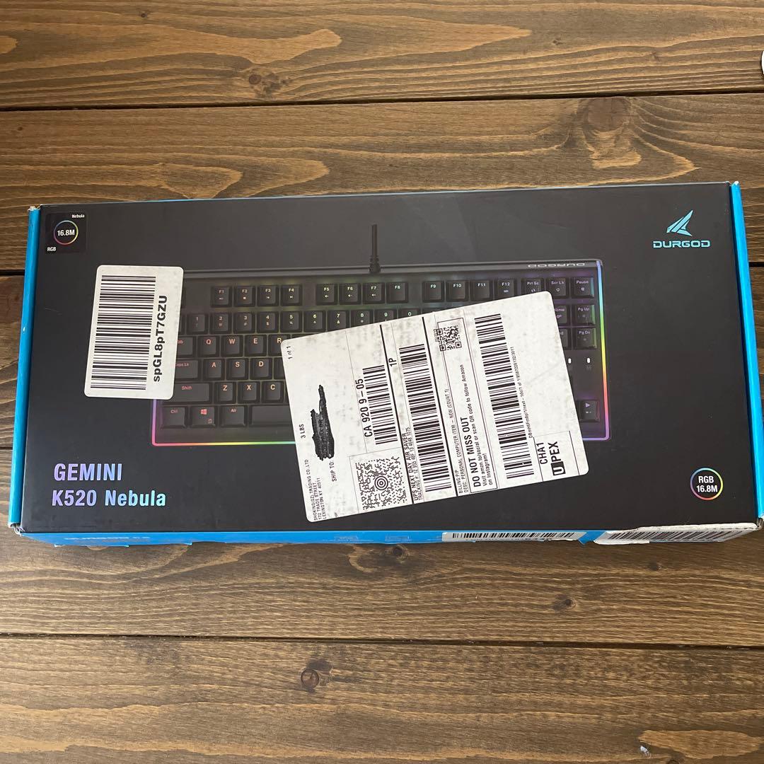 キーボード　 Gemini K520 Nebula（テンキーレス87キー)