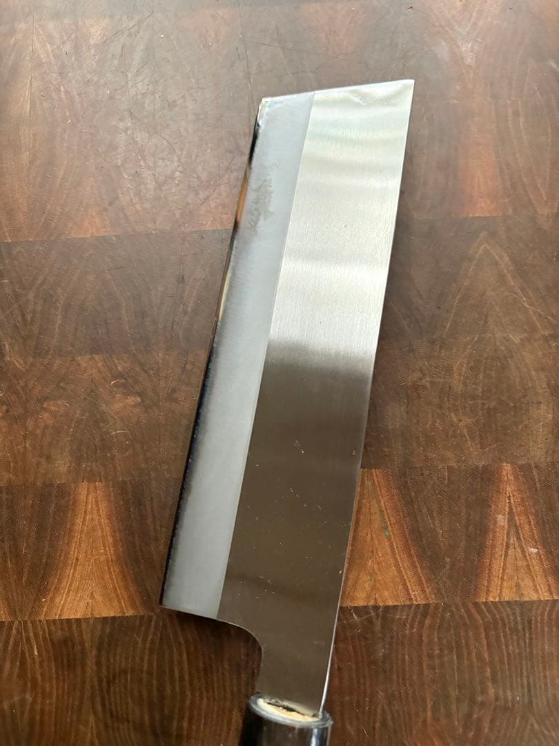 堺打刃物　薄口　中華包丁　210mm 7寸　白鋼　包丁　和包丁　未使用　菜切